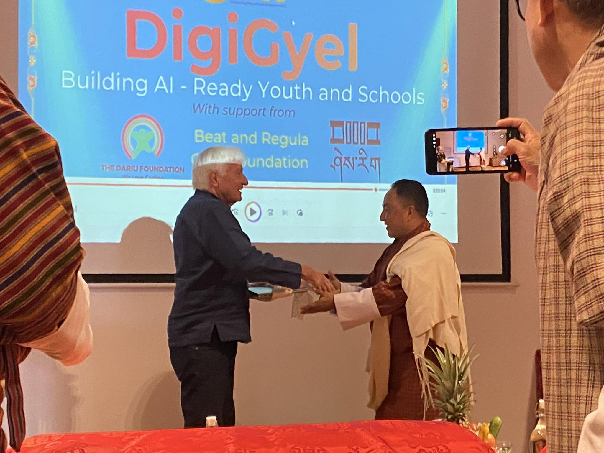 The official launch of DigiGyel an initiative dedicated to building AI-ready youth and schools for a digital tomorrow.