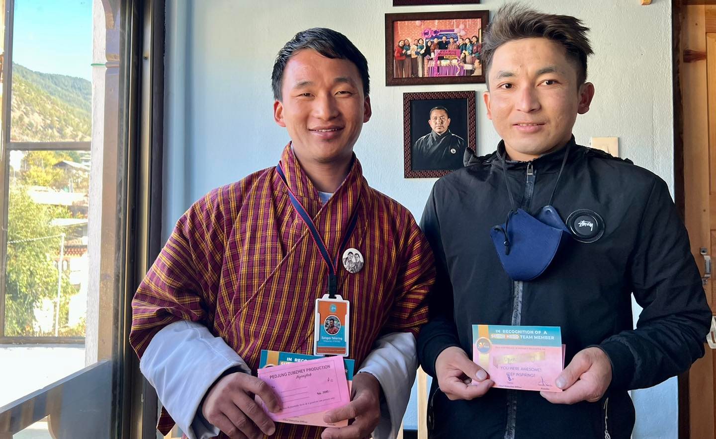 "Alone we can do so little; together we can do so much." – Helen Keller

Our SUPER HEROES for November receive a humble gift to enjoy and support a Bhutanese movie.

Thank you and keep inspiring.