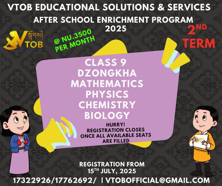 Ignite your Class 9 potential with VTOB's After School Enrichment Program.

Ignite your Class 9 potential with VTOB's After School Enrichment Program.