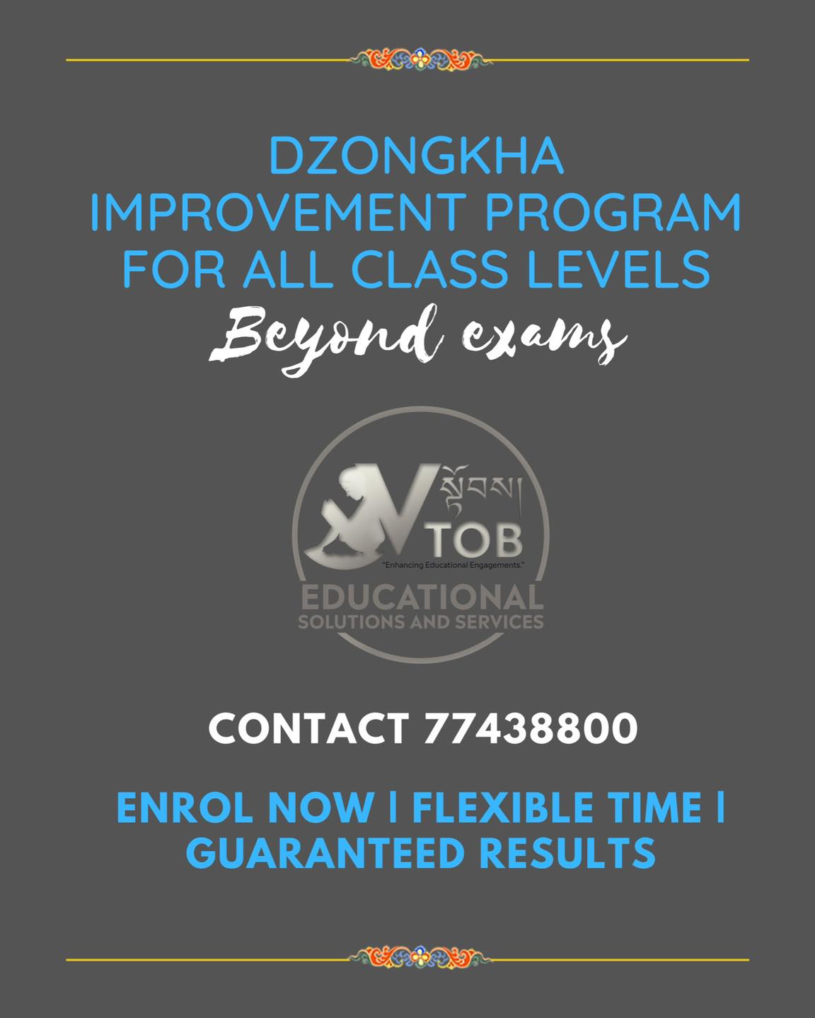 We heard your voice- Enrol now and feel the difference.