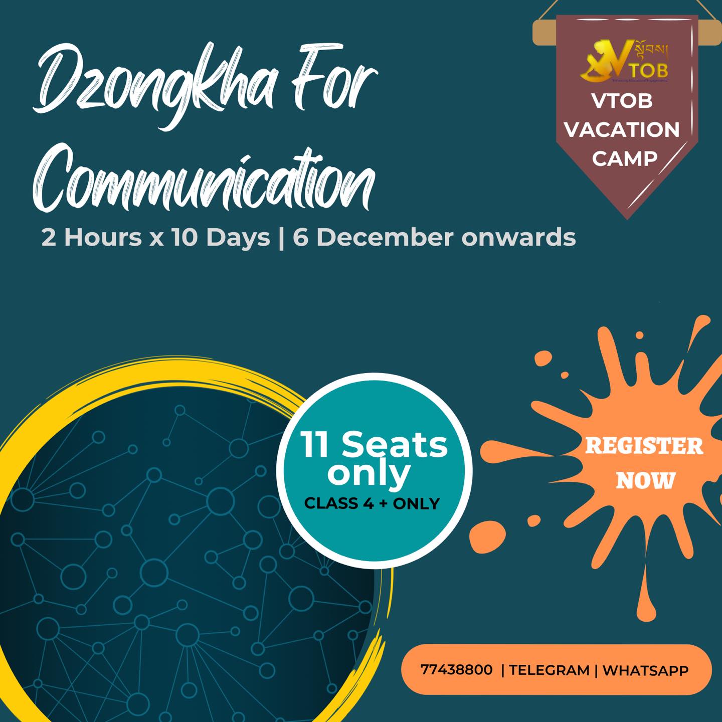 11 Seats ONLY | Register NOW| Telegram or WhatsApp 77438800 |
11 Seats ONLY | Register NOW| Telegram or WhatsApp 77438800 |