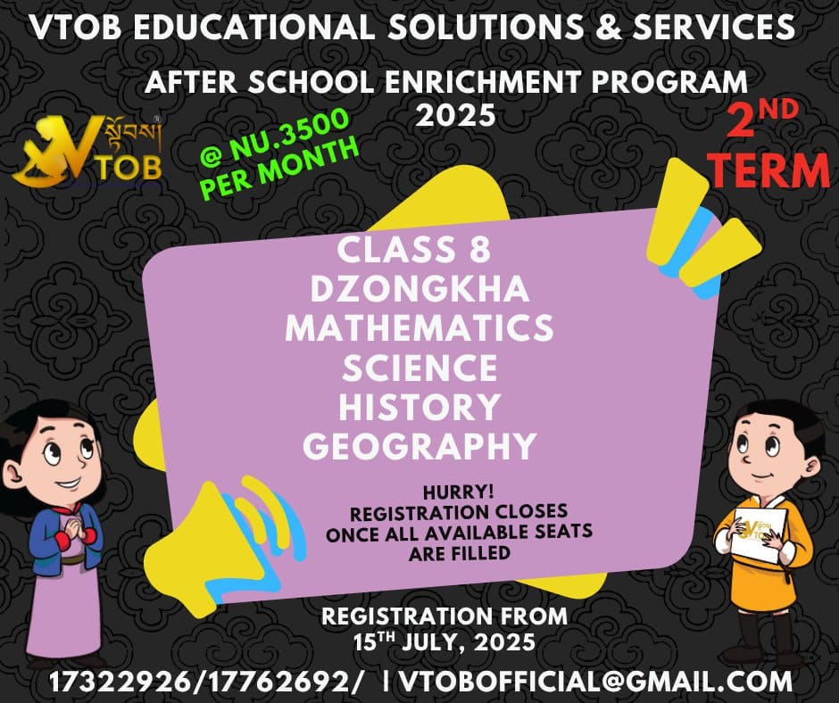 Unlock academic improvement for your Class 8 student with VTOB's After School Enrichment Program.

Unlock academic improvement for your Class 8 student with VTOB's After School Enrichment Program.