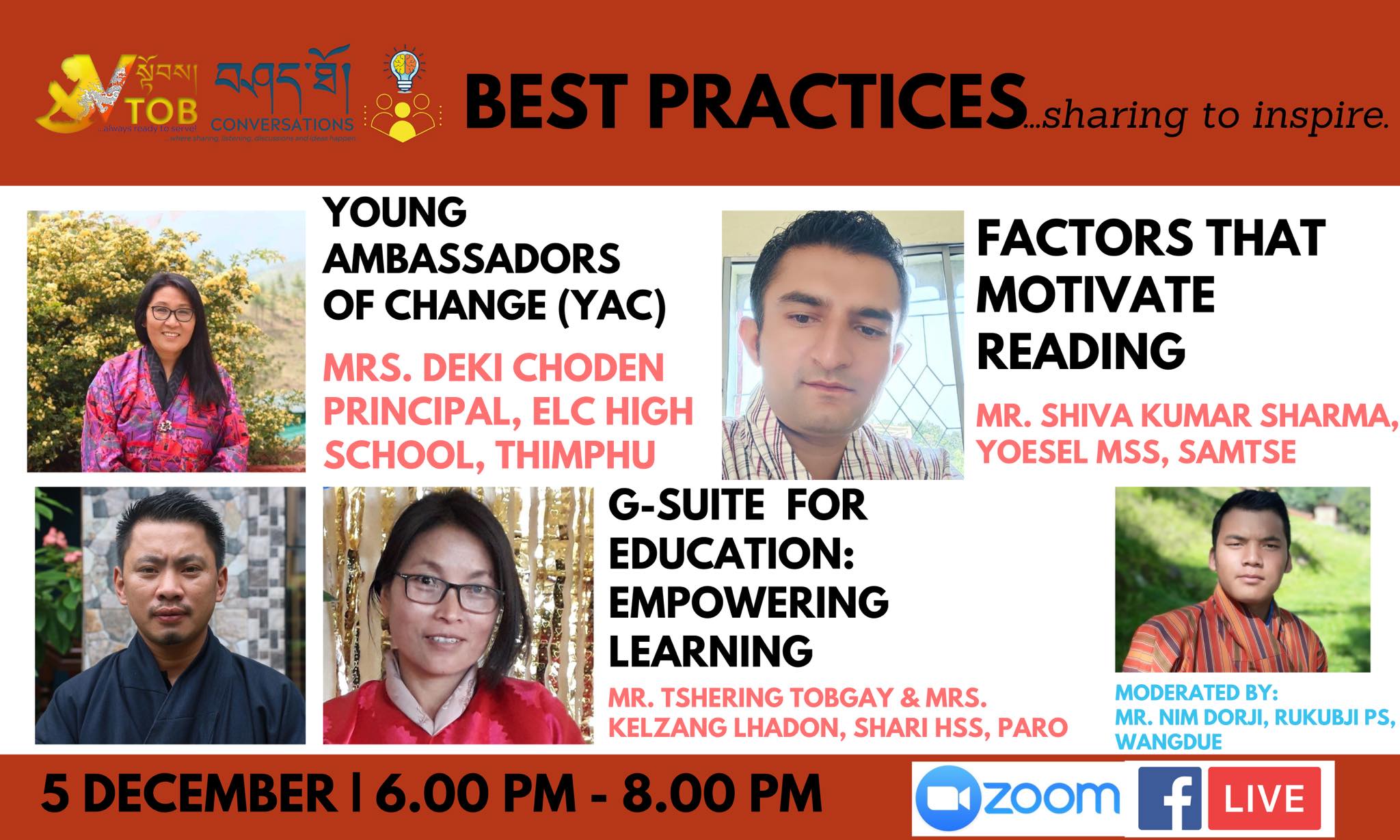 Join us LIVE for the third series of Best Practices sharing on Saturday (5.12.2020) from 6-8 PM.