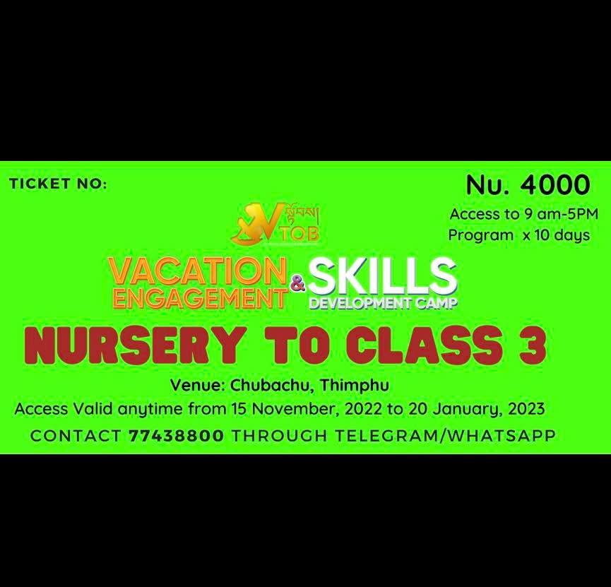 ✨VTOB Vacation Engagement and Skills Development Camp: