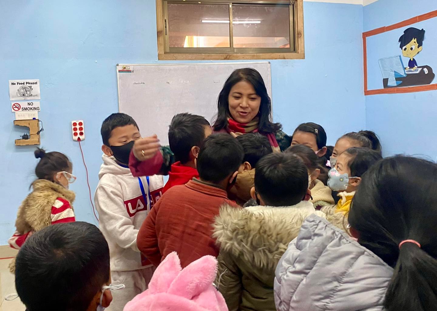Thank you Lhaki Dolma for visiting us and spending your evening with the children la. 
#vtobcamp 
30.12.2021