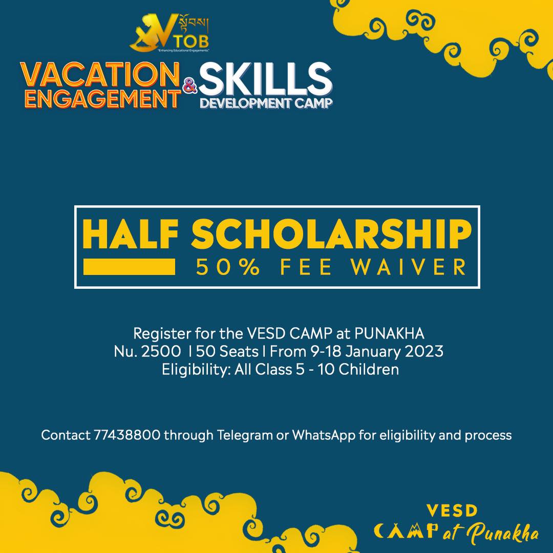 ✨HALF SCHOLARSHIP AVAILABLE ✨