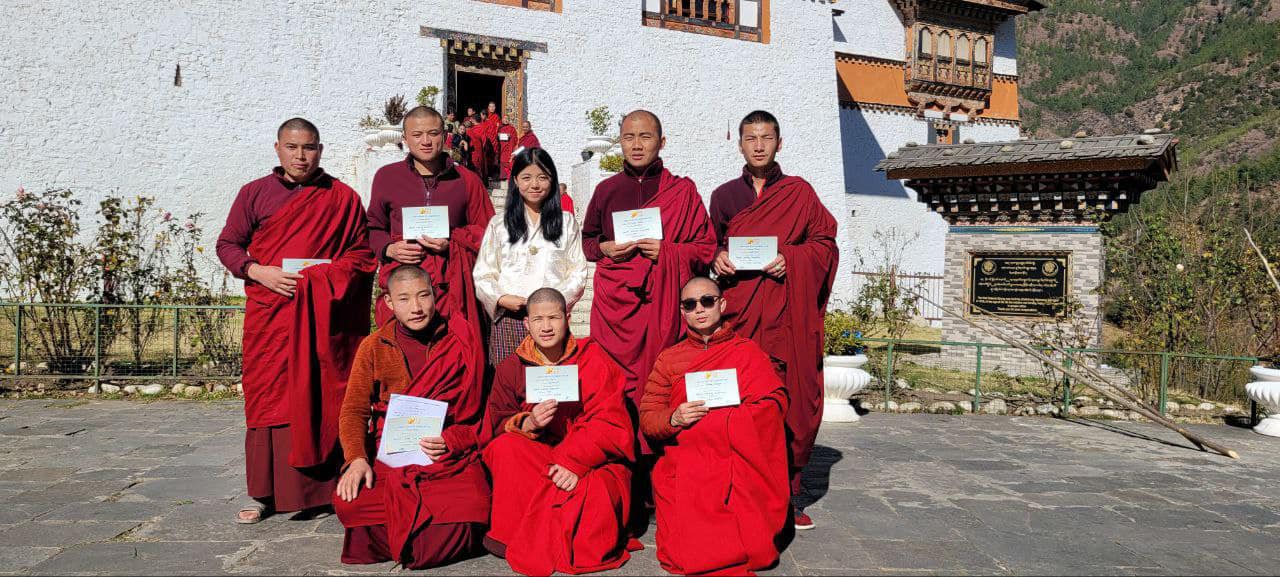 VTOB Foundation  successfully completed the English Language Program (ELP) for monks at Simthokha Buddhist…