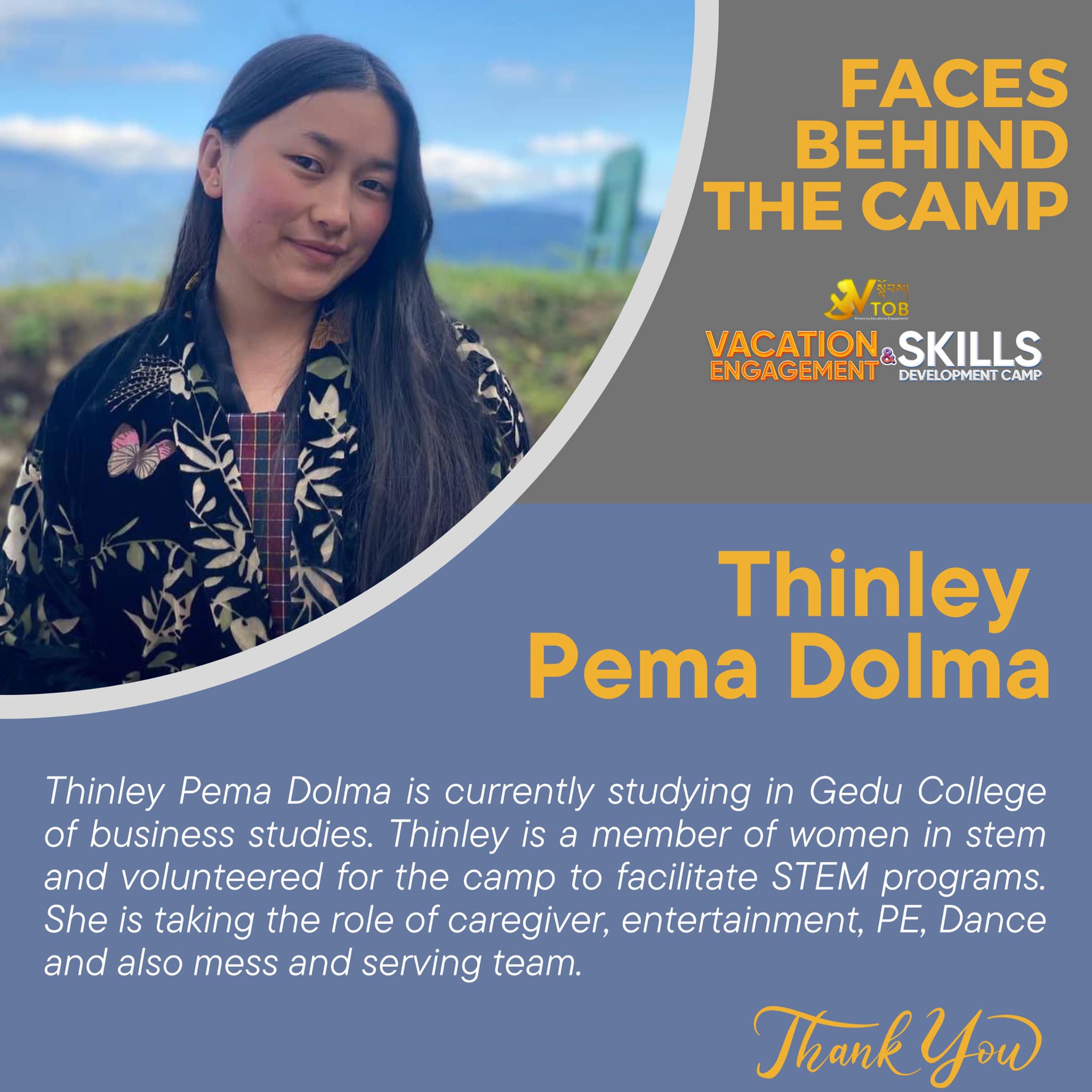 🔆 FACES BEHIND THE VESD CAMP VOL. II 🎯

“Individual commitment to a group effort—that is what makes a team work.” -Vince Lombardi