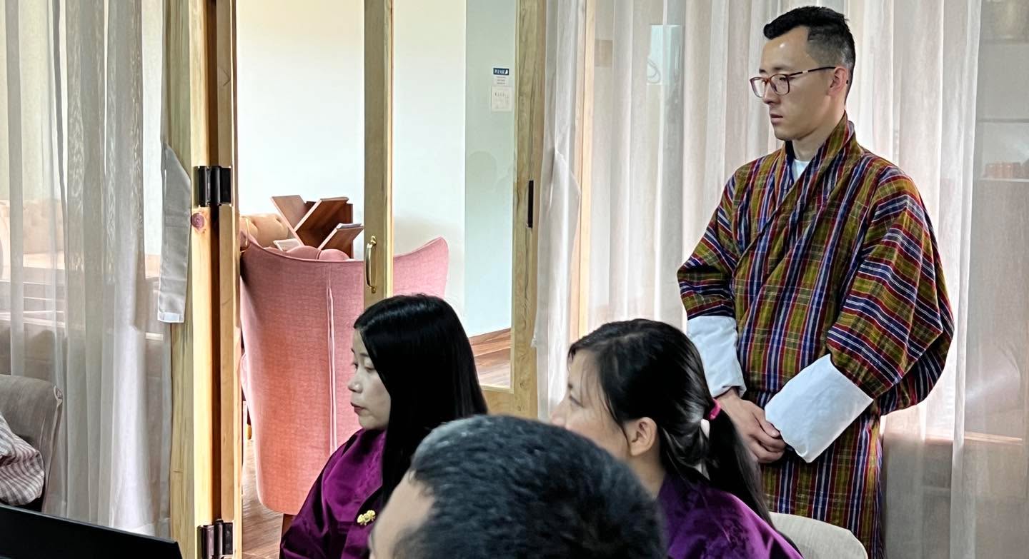 We are excited to start our first batch of Teacher Training Program for 35 teachers from Punakha, Gasa and Wangduephodrang under the Digital Literacy Initiative. The project is an initiative of VTOB with support from Dariu Foundation and in consultation with the MoESD Sherig Bhutan. Specifically, the Digital Literacy Initiative project will equip 38 schools across the country with 710 laptops and provide teacher training to 195 teachers on Coding with an aim to impart coding skills to 7600 students in their schools.
The teacher training program on DLI for 7 days is planned to provide teachers from primary and lower secondary schools with relevant digital skills with a focus on coding. They will be further get reinforced on the key competencies of the ICT curriculum framework for classes PP-VIII. In the course of 7 days, the participants will engage in creating animations, games, and applications using different coding platforms. On the last day, they design plans to initiate a code club in their schools to reach out the digital skills to students. The training not only will equip the teachers with digital skills but will also train them to run a coding club to enhance the digital literacy skills of their students.
Thank you Sherig Bhutan for the continued support and collaboration.