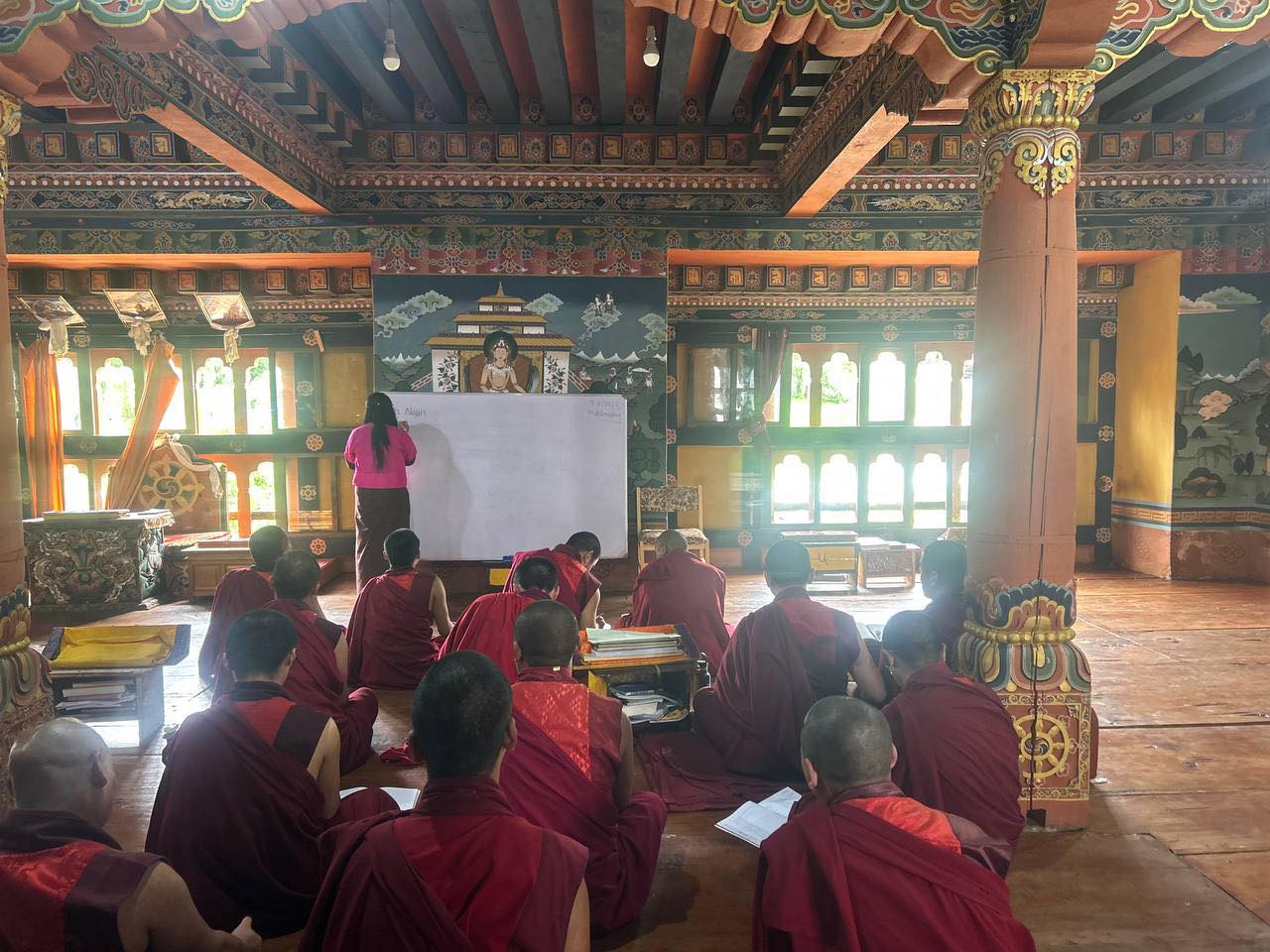 🔆The English Language Program at Simtokha Dzong is picking pace and passion.