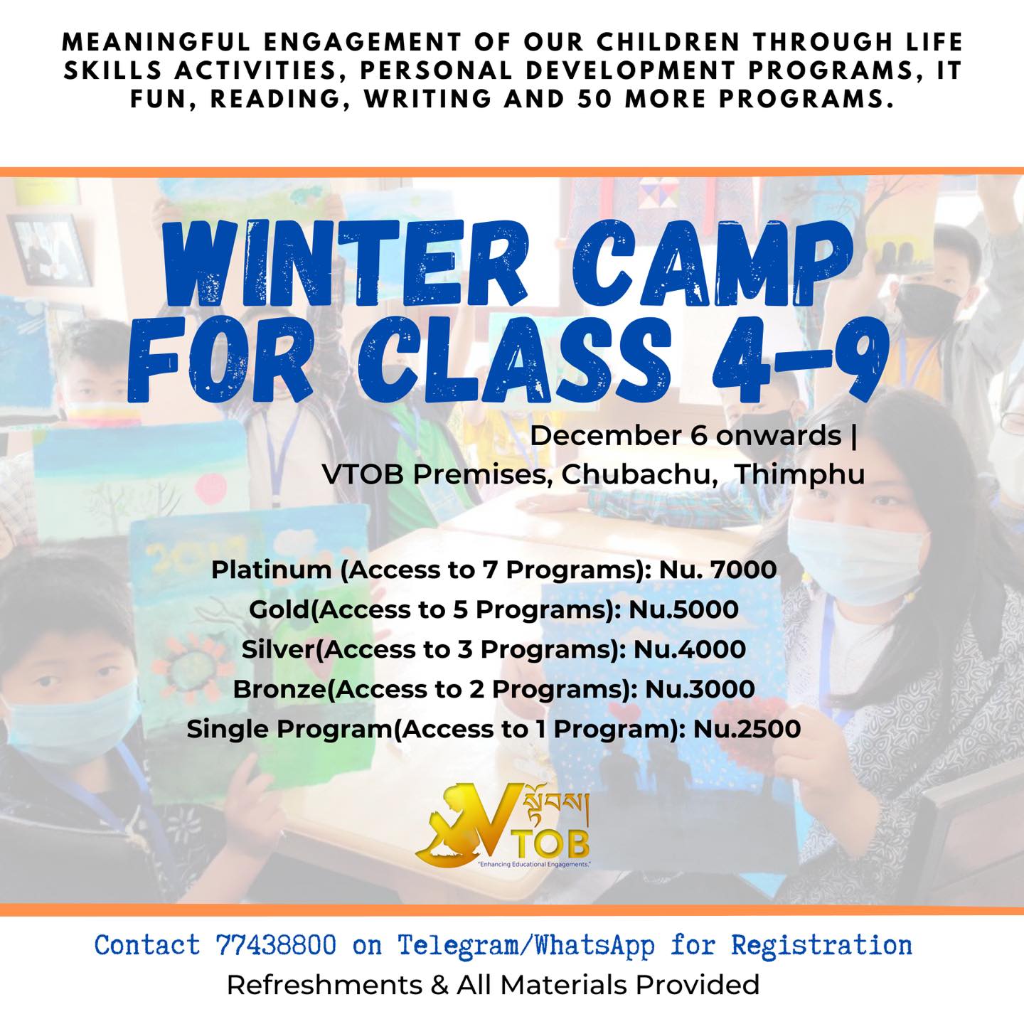 Children are on Vacation but Parents aren’t! We can help.
