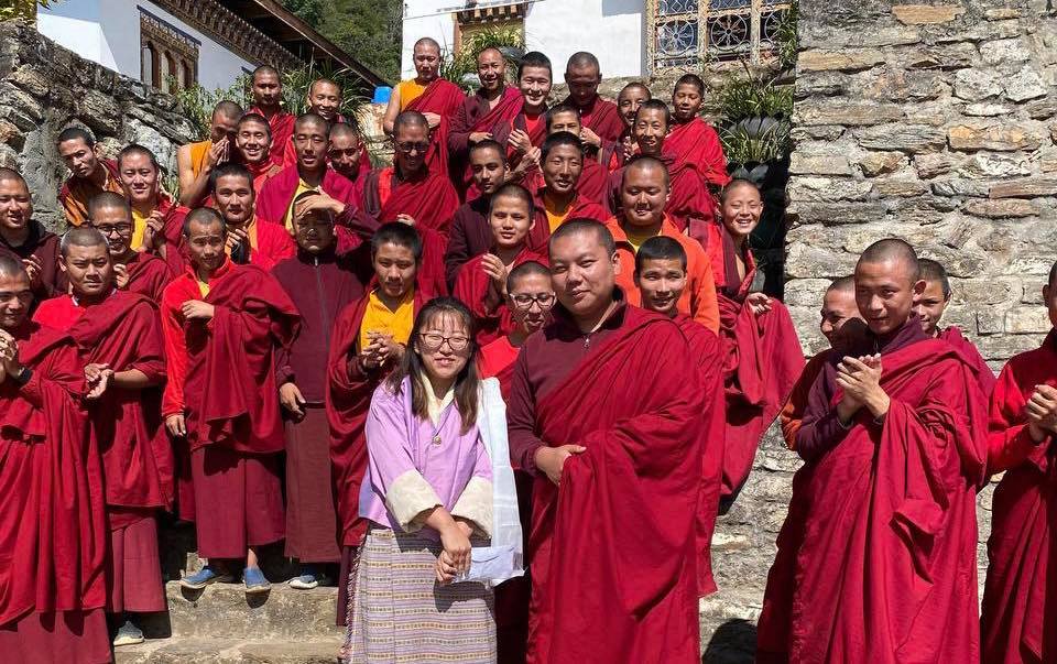 ཎ་ལེན་ཌ་གི་ལས་འགུལ་འདི་ གྲུབ་འབྲས་དང་མཐར་འཁྱོལ་ཅན་ཅིག་སྦེ་མཇུག་བསྡུ་ཡི།  ཞབས་ཏོག་ཞུ་ནི་གོ་སྐབས་བཟང་པོ་གནང་མི་ལུ་བཀའ་དྲིན་ཆེ་ལགས།

གཞན་མི་བཤད་གྲྭ་དང་སློབ་གྲྭ་ཚུ་གིས་ཡང་ ང་བཅས་ཀྱི་ཞབས་ཏོག་ཚུ་སྤྱོད་ནི་ཐུགས་འདོད་ཡོད་པ་ཅིན་ འགྲུལ་འཕྲིན་ཨང་གྲངས་ 77438800  ནང་འབྲེལ་བ་མཛད་གནང་།

ང་བཅས་ཀྱིས་ མཆོག་གྱུར། འབྲེལ་བ་དང་ལྡན་པ། དམིགས་བསལ་ལུ་ཕན་པའི་ཞབས་ཏོག་ཚུ་ཡོངས་སུ་རྫོགསཔ་སྦེ་ཕུལ་དོ། 

Project Nalanda was a huge fulfilling success. Thank you for the opportunity to serve. 
Any other Shedras and Lobdras interested to avail our services may contact 77438800- We offer the best, most relevant and fully personalized services.