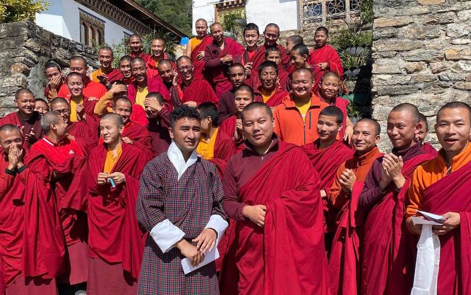 ཎ་ལེན་ཌ་གི་ལས་འགུལ་འདི་ གྲུབ་འབྲས་དང་མཐར་འཁྱོལ་ཅན་ཅིག་སྦེ་མཇུག་བསྡུ་ཡི།  ཞབས་ཏོག་ཞུ་ནི་གོ་སྐབས་བཟང་པོ་གནང་མི་ལུ་བཀའ་དྲིན་ཆེ་ལགས།

གཞན་མི་བཤད་གྲྭ་དང་སློབ་གྲྭ་ཚུ་གིས་ཡང་ ང་བཅས་ཀྱི་ཞབས་ཏོག་ཚུ་སྤྱོད་ནི་ཐུགས་འདོད་ཡོད་པ་ཅིན་ འགྲུལ་འཕྲིན་ཨང་གྲངས་ 77438800  ནང་འབྲེལ་བ་མཛད་གནང་།

ང་བཅས་ཀྱིས་ མཆོག་གྱུར། འབྲེལ་བ་དང་ལྡན་པ། དམིགས་བསལ་ལུ་ཕན་པའི་ཞབས་ཏོག་ཚུ་ཡོངས་སུ་རྫོགསཔ་སྦེ་ཕུལ་དོ། 

Project Nalanda was a huge fulfilling success. Thank you for the opportunity to serve. 
Any other Shedras and Lobdras interested to avail our services may contact 77438800- We offer the best, most relevant and fully personalized services.