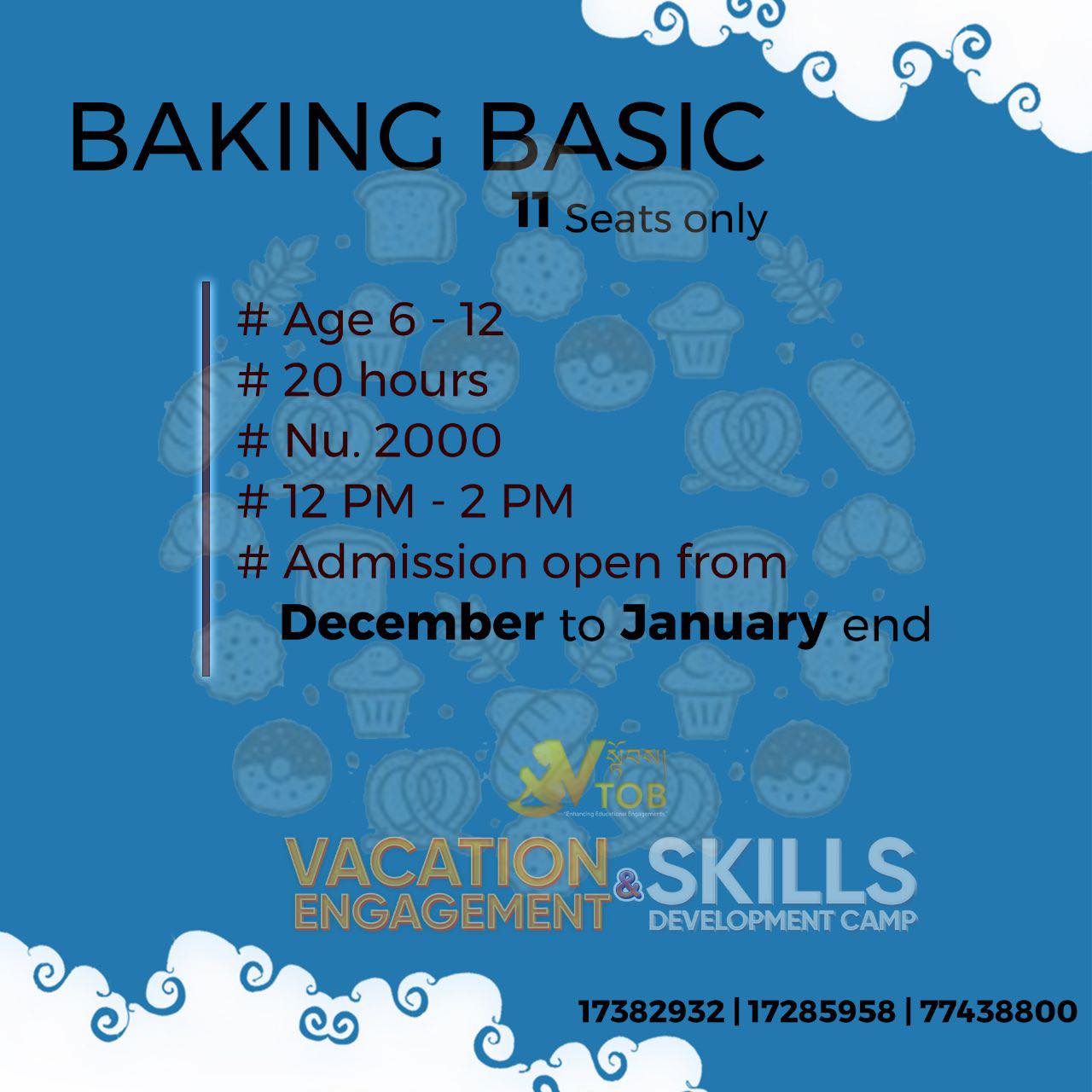 Admission OPEN
Contact 77438800 through Telegram or WhatsApp