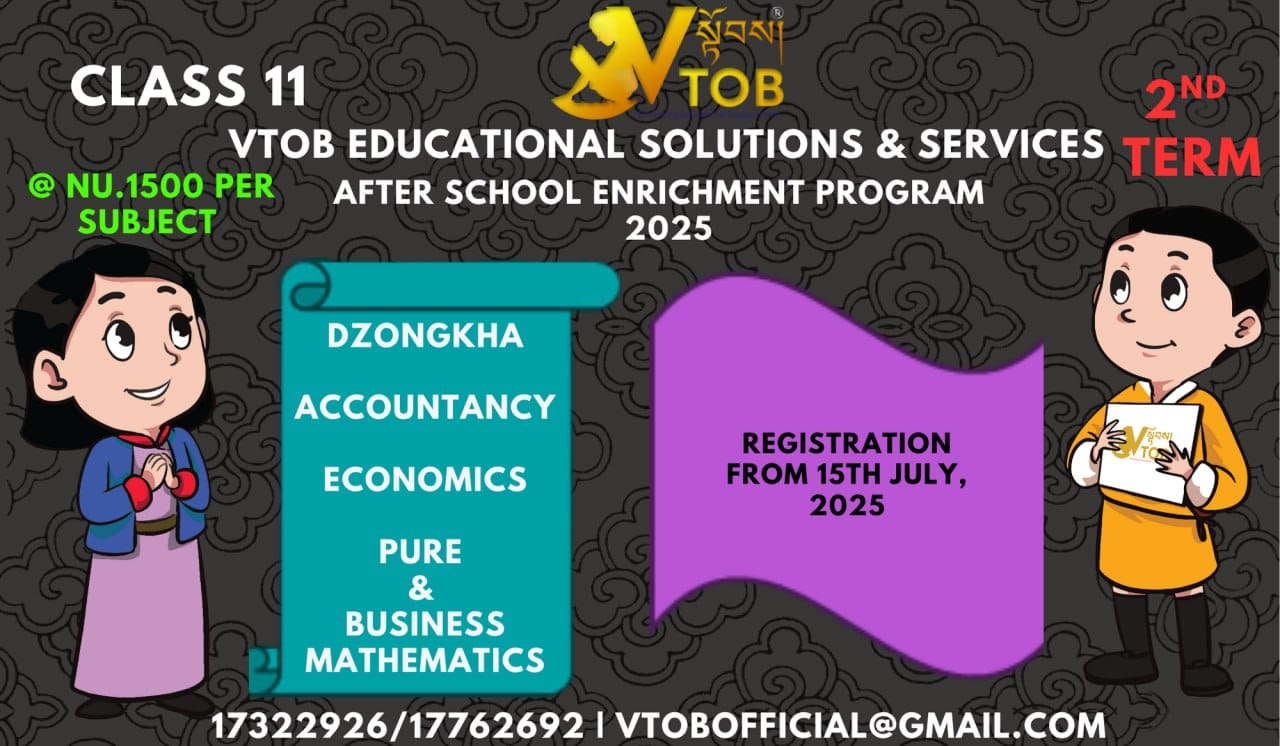 Empower your academic journey with VTOB's After School Enrichment Program for Class 11, offering courses in…