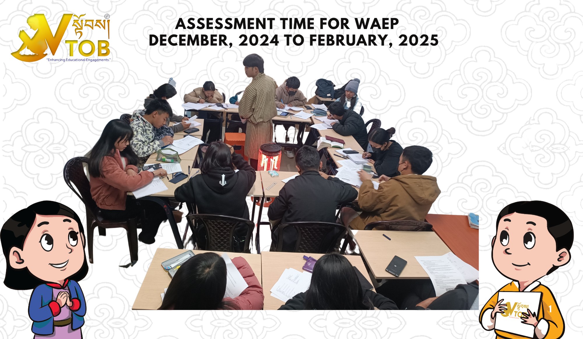 Gawa and Sherig brings the highlights on "Assessment" of the on-going Winter Academic Enrichment Program at VTOB.