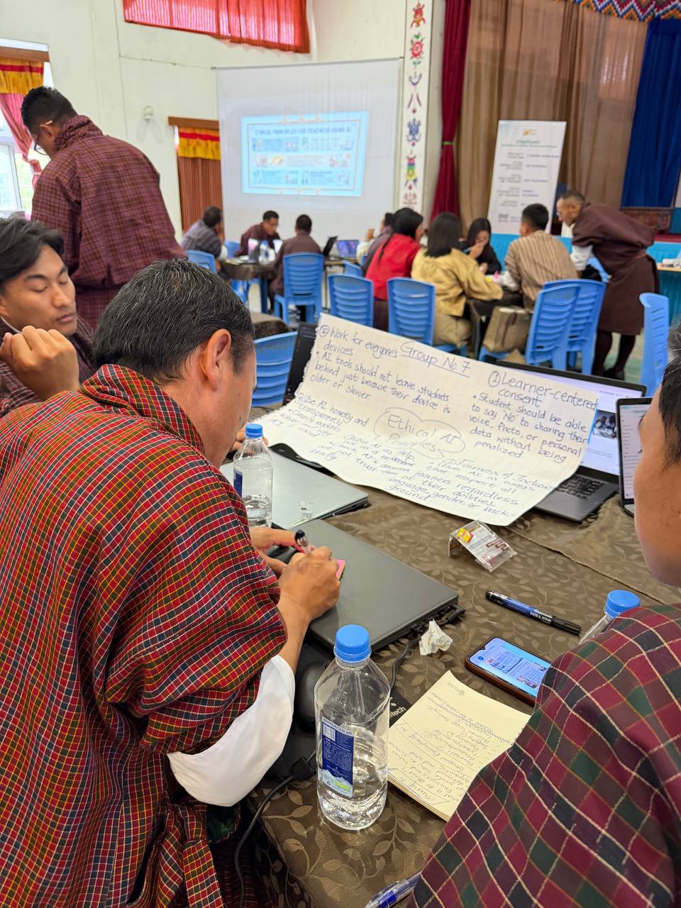 Teachers developing classroom assessment structures and evaluation rubrics